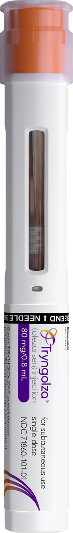 TRYNGOLZA autoinjector diagram and components