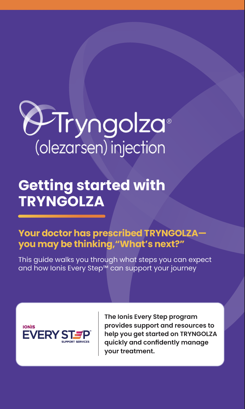Preview of the TRYNGOLZA Getting Started Brochure