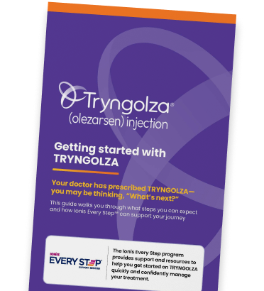 Preview of the TRYNGOLZA Getting Started Brochure