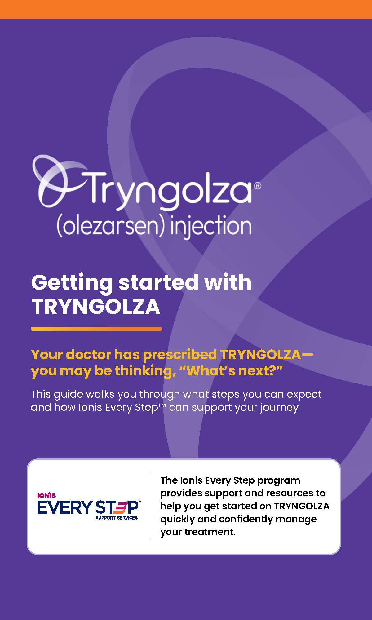 Preview of the TRYNGOLZA Getting Started Brochure