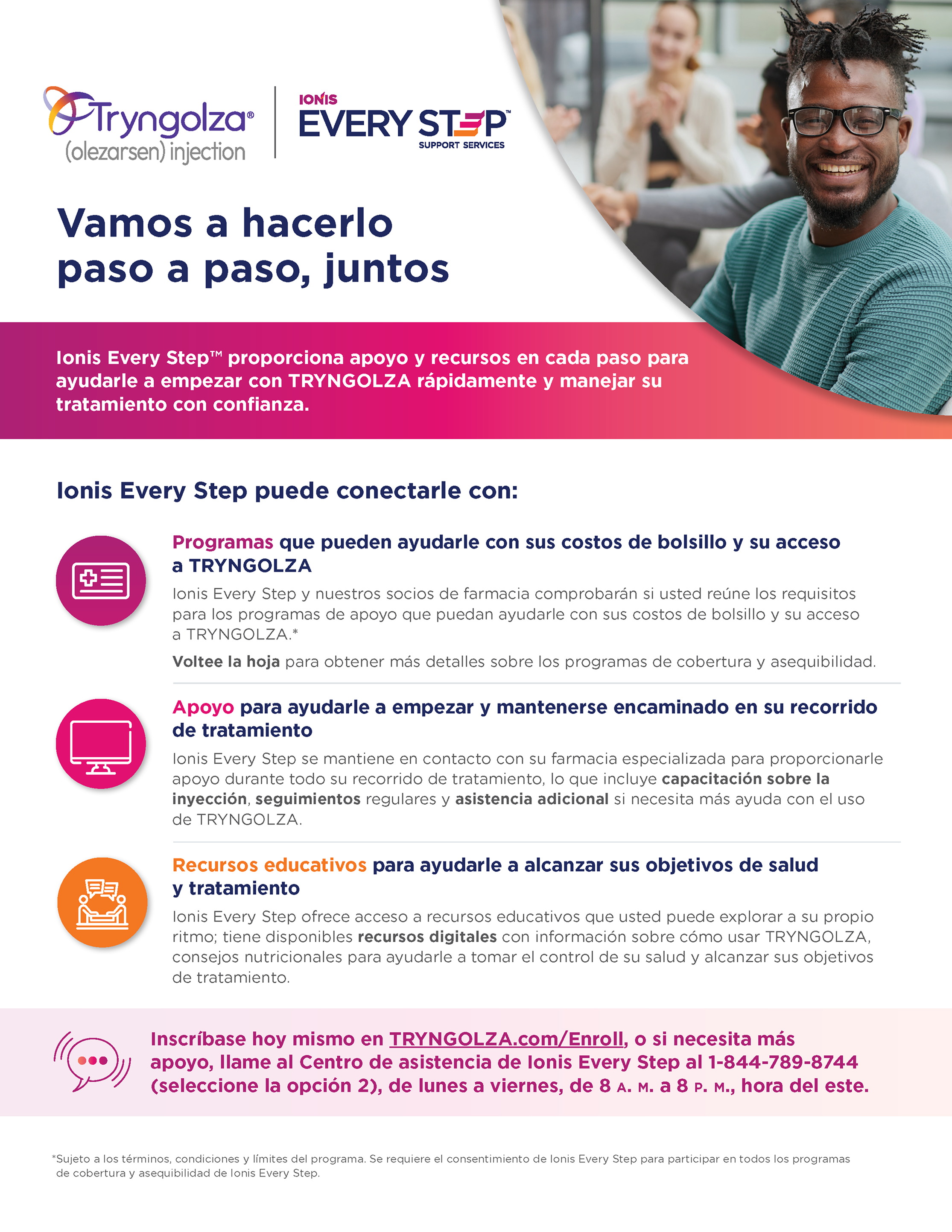 Preview of the Ionis Every Step Brochure.