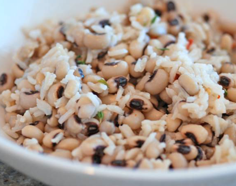 Black Eyed Peas and Rice
