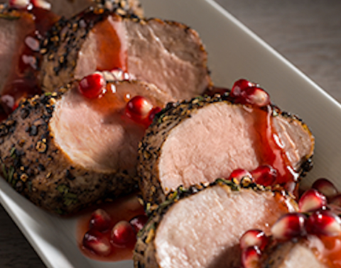 Pork Tenderloin with Pomegranate Sauce