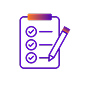 Checklist icon with pencil