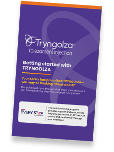 Preview of the TRYNGOLZA Getting Started Brochure