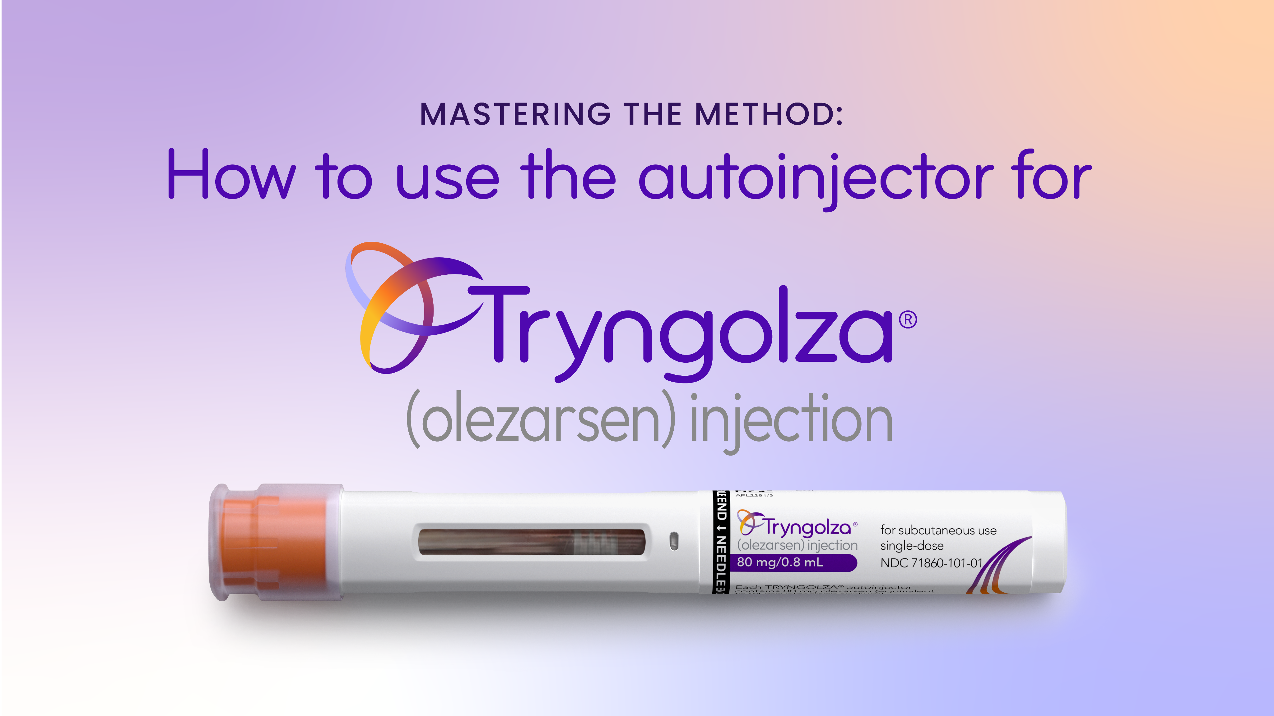 TRYNGOLZA autoinjector training video thumbnail